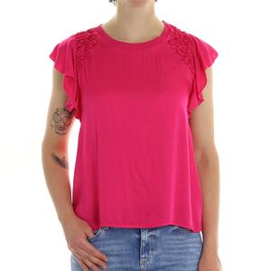 TOP IN VISCOSA FUXIA